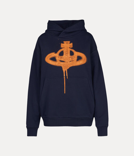 Vivienne Westwood Spray Orb Pullover Sweatshirt in NAVY